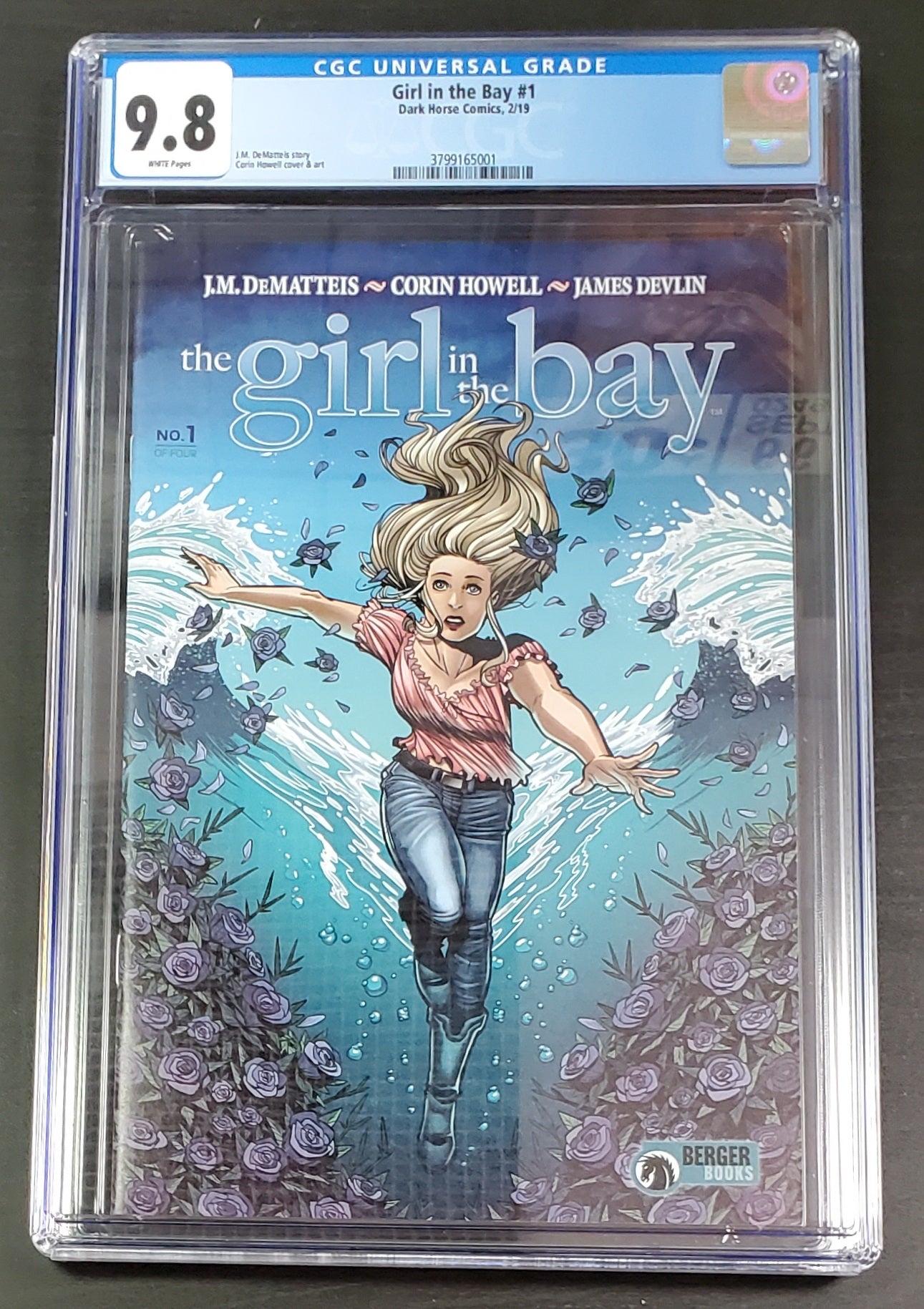 9.8 CGC GIRL IN THE BAY #1 [3799165001] comic book DARK HORSE COMICS   