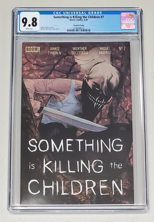 9.8 CGC SOMETHING IS KILLING THE CHILDREN #7 2ND PRINT VARIANT [3798848016]