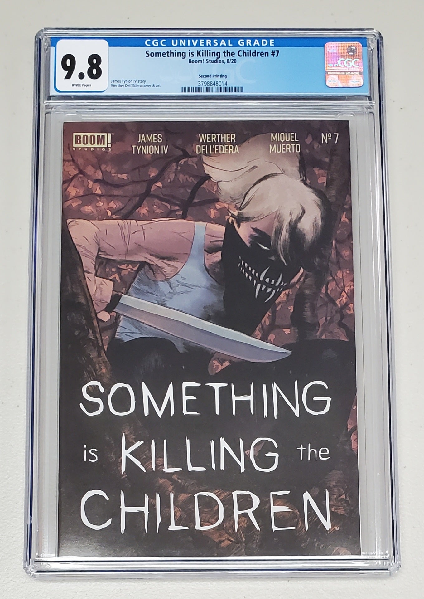 9.8 CGC SOMETHING IS KILLING THE CHILDREN #7 2ND PRINT VARIANT (WYND PREVIEW) [3798848014] Something is Killing the Children BOOM! STUDIOS   