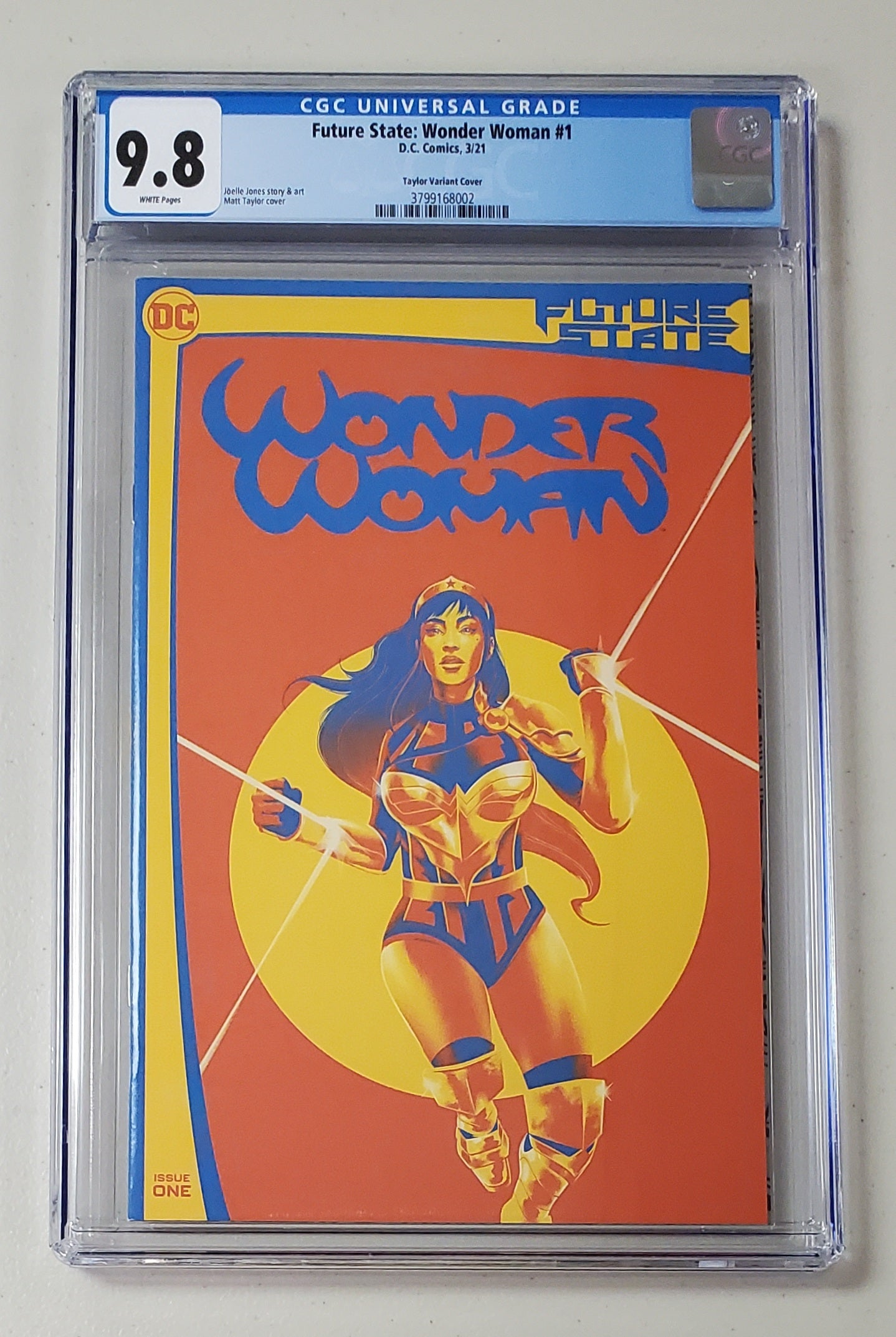 9.8 CGC FUTURE STATE WONDER WOMAN #1 TAYLOR VARIANT YARA FLOR [3799168002] comic book DC COMICS   