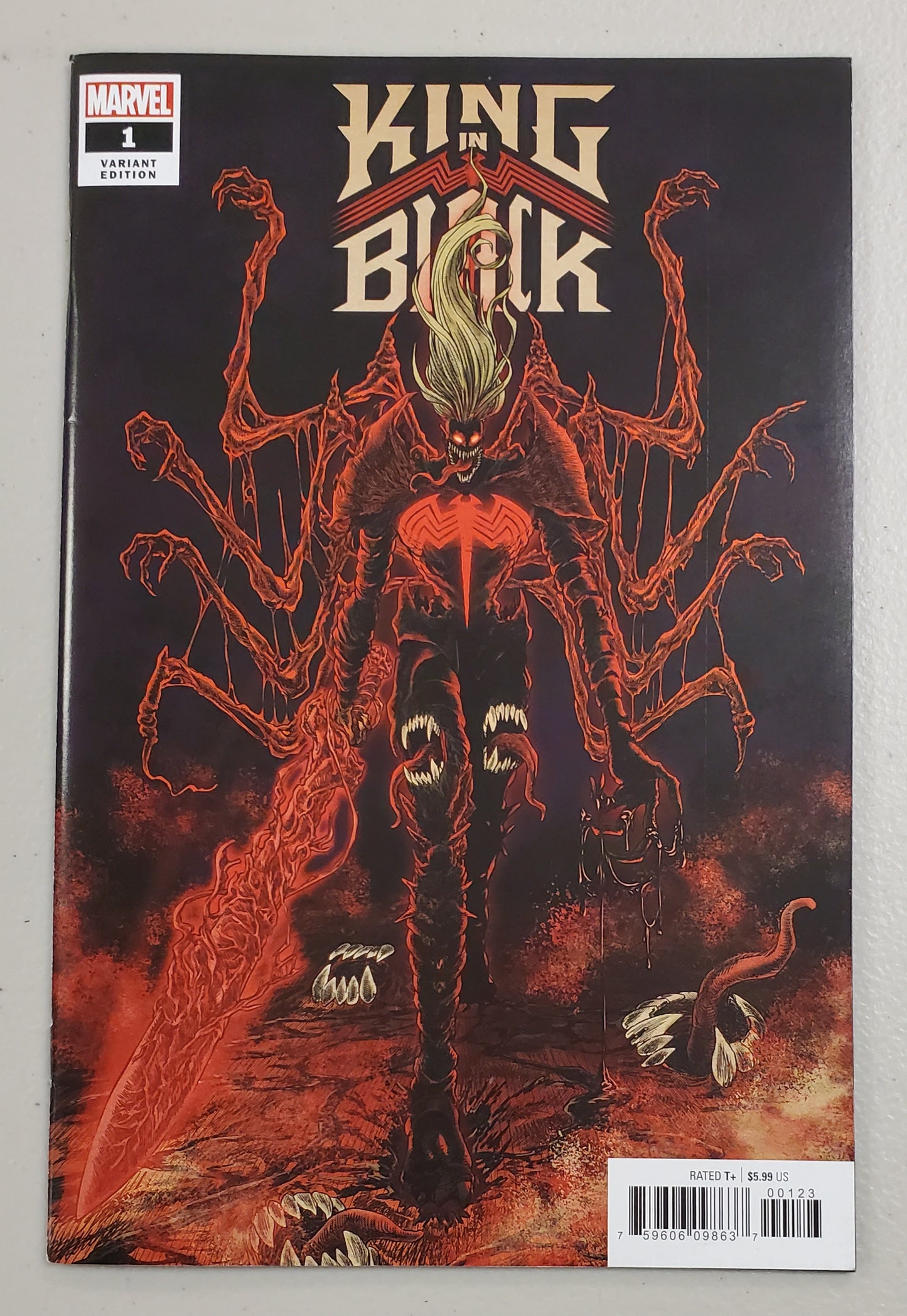 KING IN BLACK #1 (OF 5) SUPERLOG 1:25 VARIANT *DMG* comic books MARVEL COMICS   