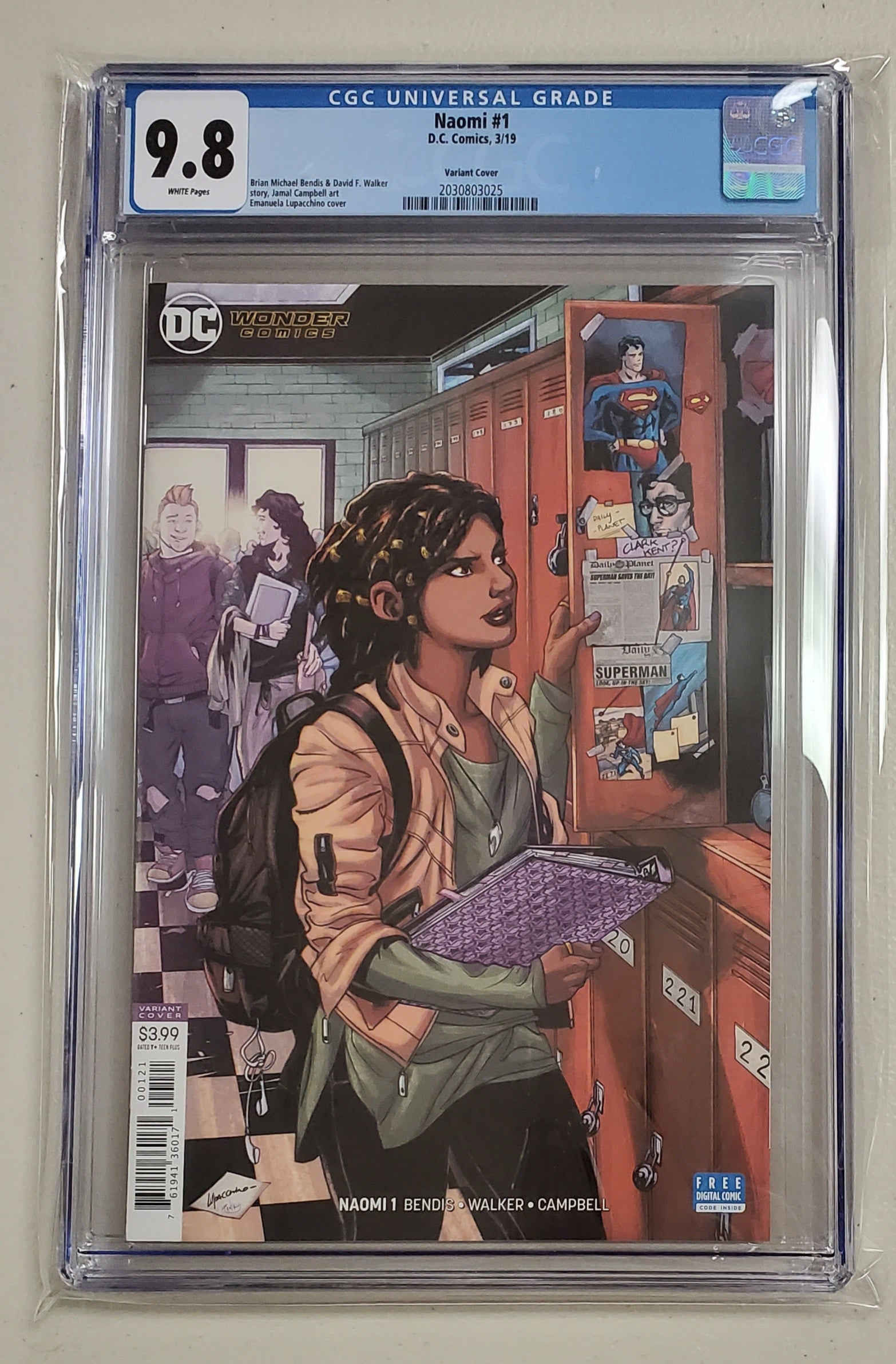 Online NAOMI #1 CGC 9.8 1ST PRINT DC WONDER COM