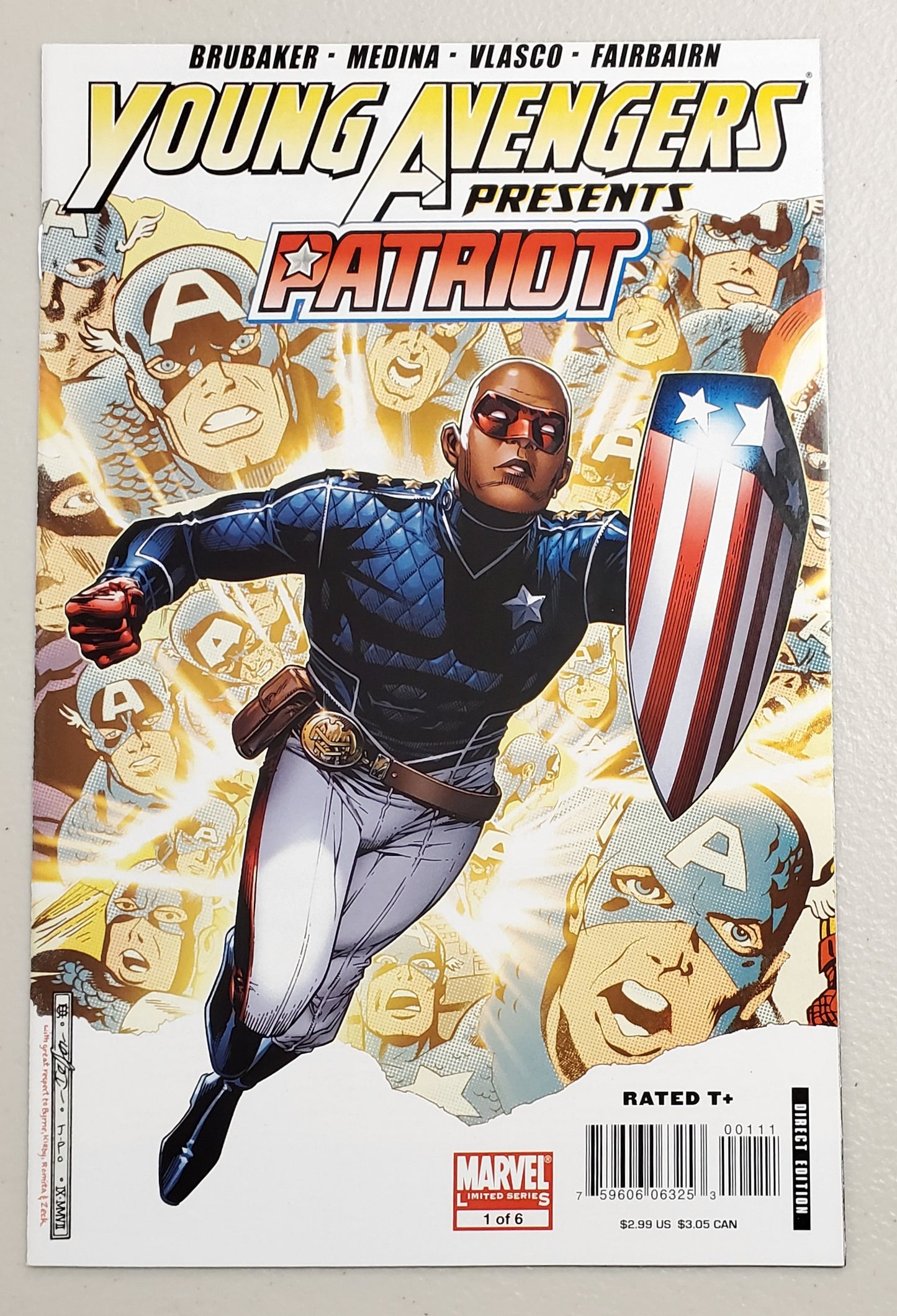 YOUNG AVENGERS PRESENTS #1 PATRIOT 2008