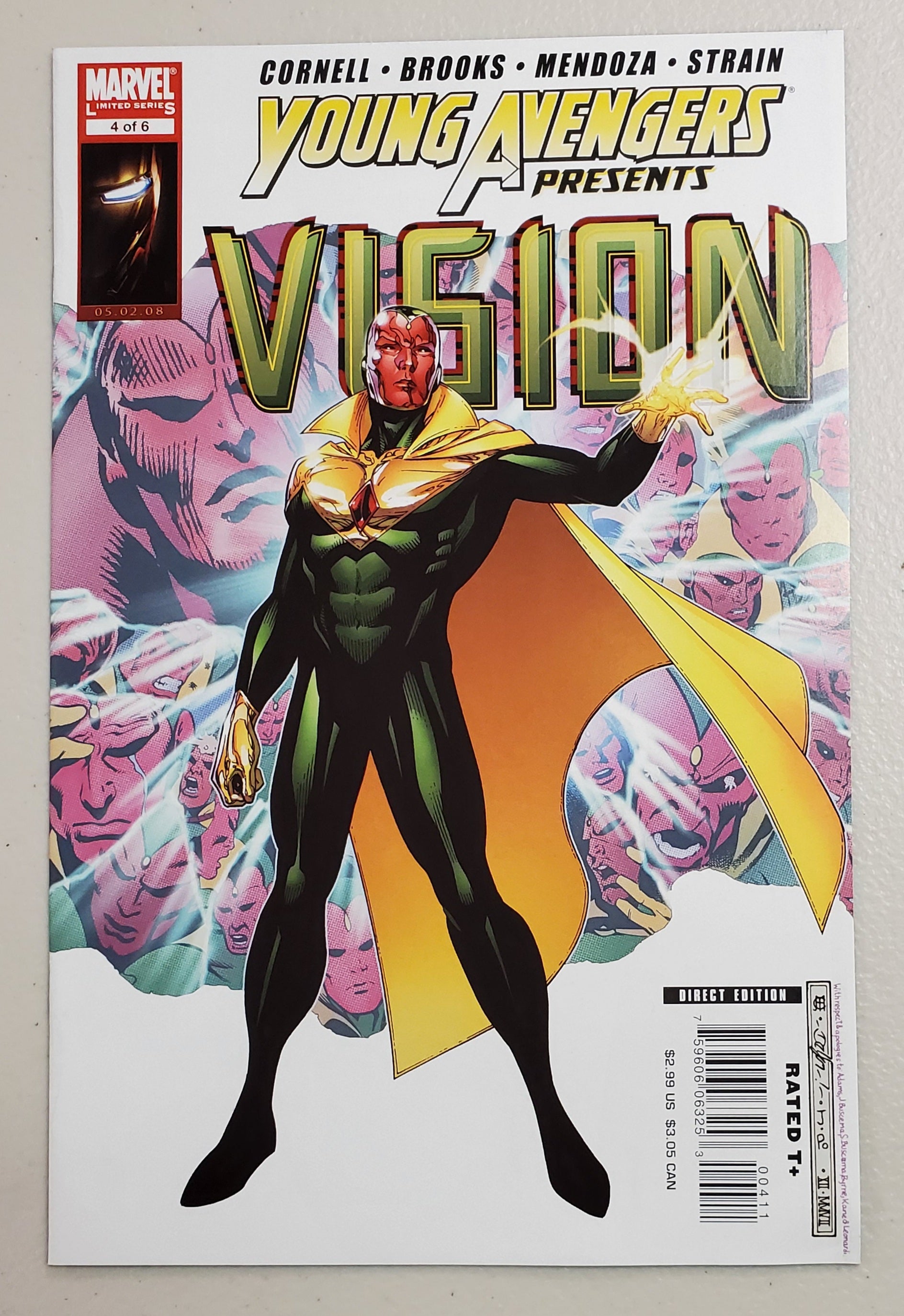 YOUNG AVENGERS PRESENTS #4 VISION 2008 comic books MARVEL COMICS   