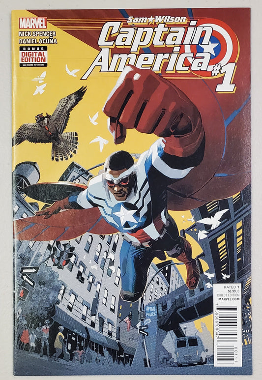 CAPTAIN AMERICA SAM WILSON #1 2015 comic books MARVEL COMICS   