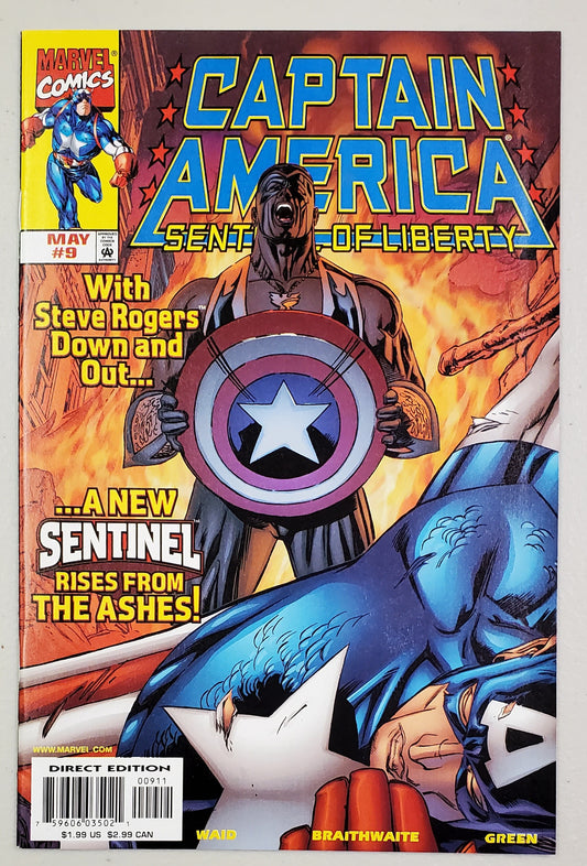 CAPTAIN AMERICA SENTINEL OF LIBERTY #9 (SAM WILSON) 1999 comic books MARVEL COMICS   