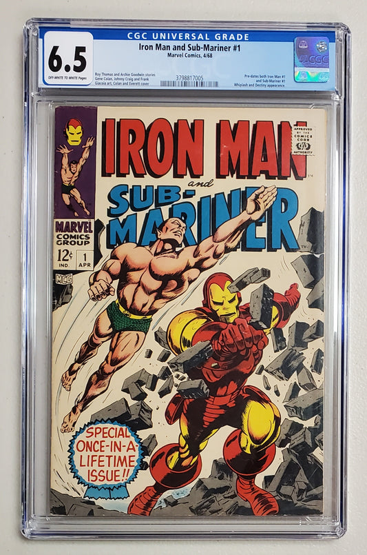 6.5 CGC Iron Man & Sub-Mariner #1 (Predates both Iron Man #1 & Sub-Mariner #1) 1968 [3798817005]