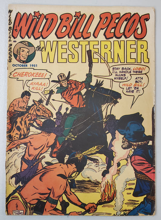 WILD BILL PECOS THE WESTERNER #40 1951