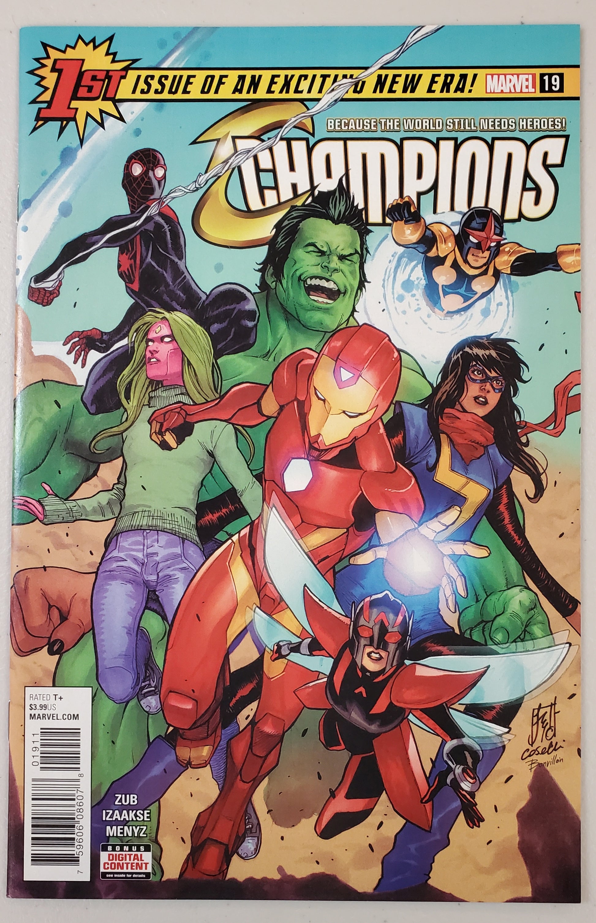 CHAMPIONS #19 (1ST APP AMKA ALIYAK SNOWGUARD) 2019  MARVEL COMICS   