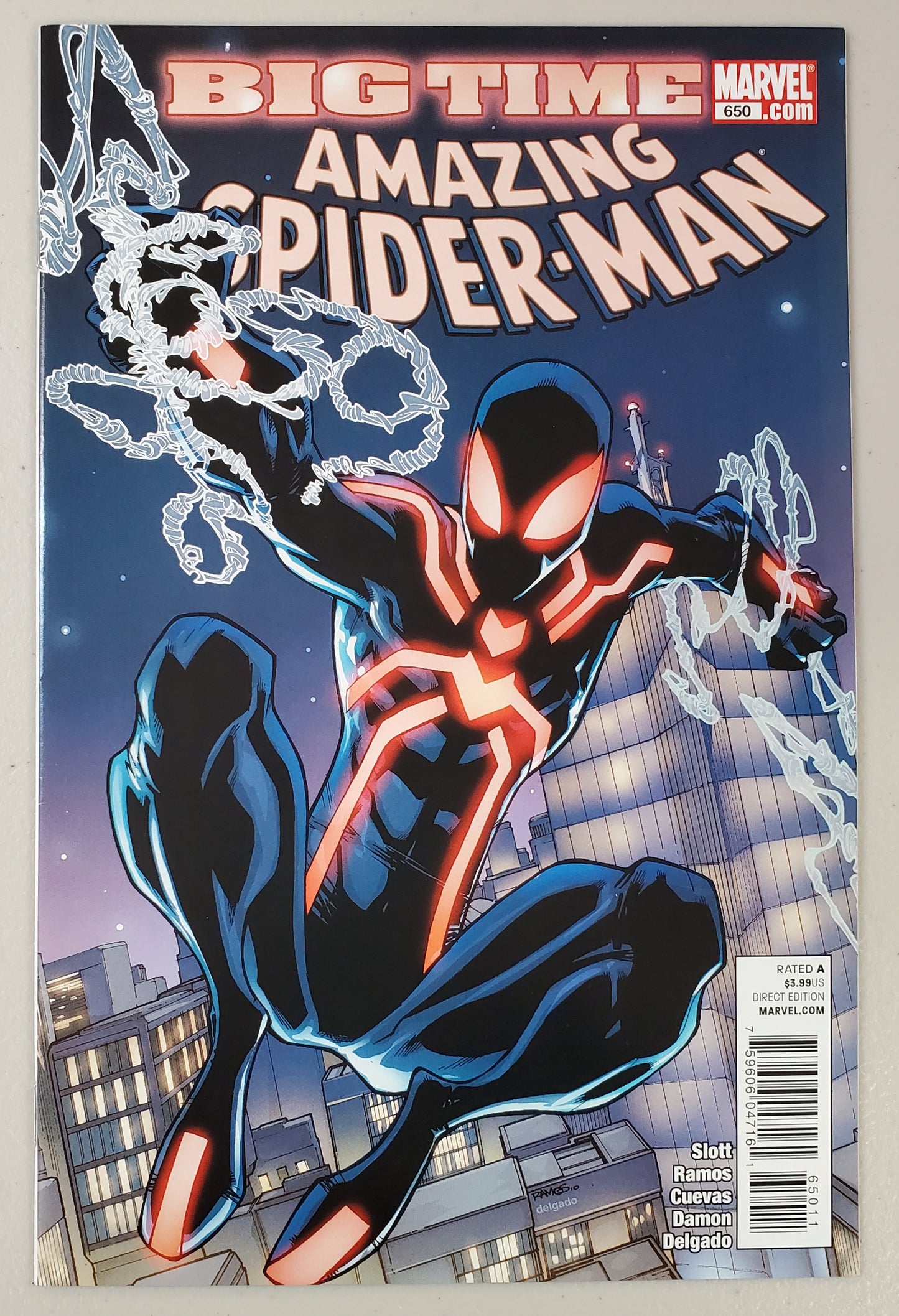 AMAZING SPIDER-MAN #650 (1ST STEALTH SUIT) 2011 comic books MARVEL COMICS   