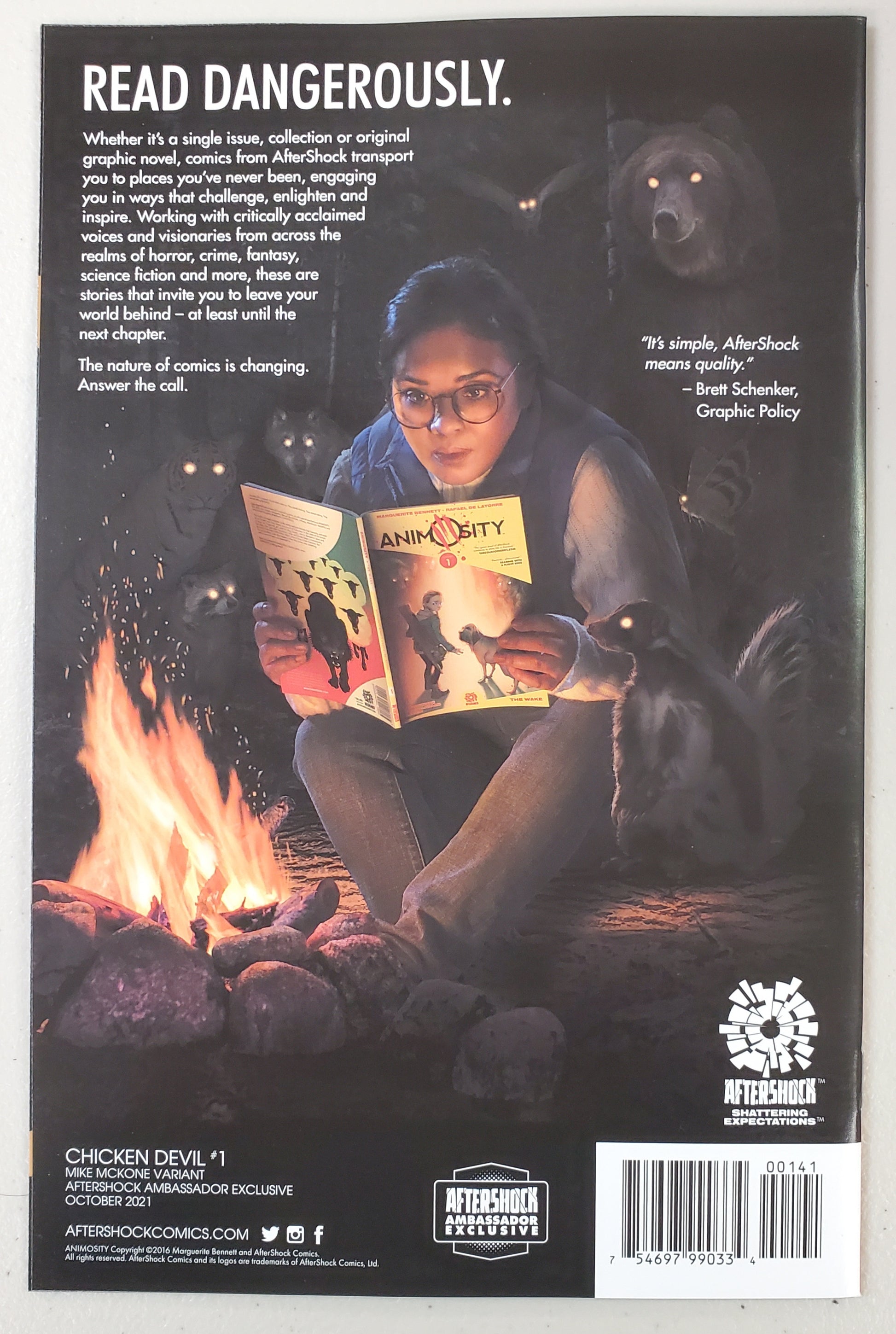 CHICKEN DEVIL #1 AFTERSHOCK AMBASSADOR EXCLUSIVE VARIANT 2021  AFTERSHOCK COMICS   