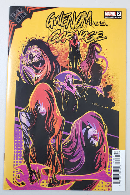 GWENOM CARNAGE #2 1:10 VARIANT comic books MARVEL COMICS   