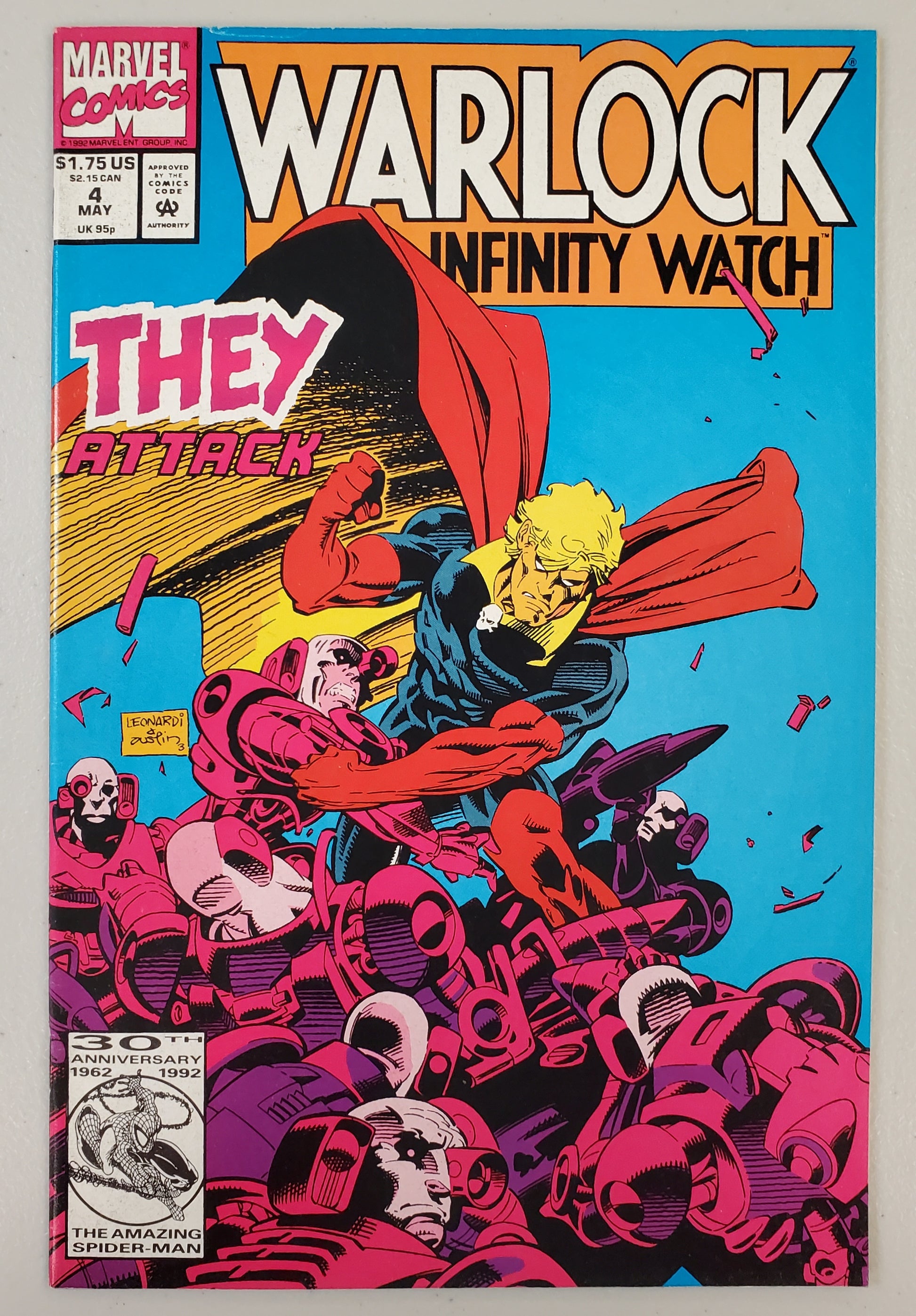 WARLOCK & THE INFINITY WATCH #4 1992  MARVEL COMICS   