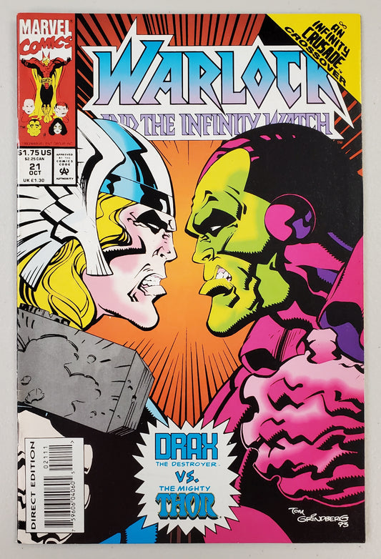 WARLOCK & THE INFINITY WATCH #21 1993  MARVEL COMICS   