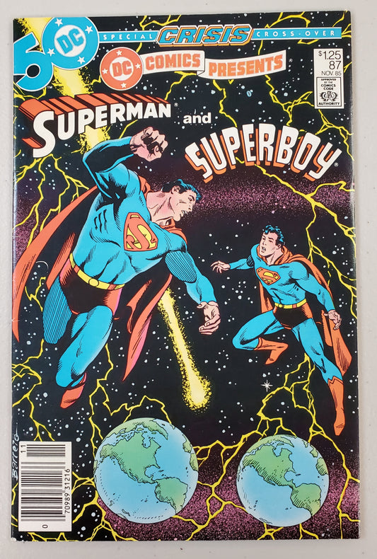 DC COMICS PRESENTS #87 (ORIGIN & 1ST APP SUPERBOY PRIME) 1986  DC COMICS   