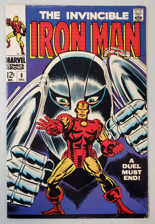 INVINCIBLE IRON MAN #8 1968  MARVEL COMICS   