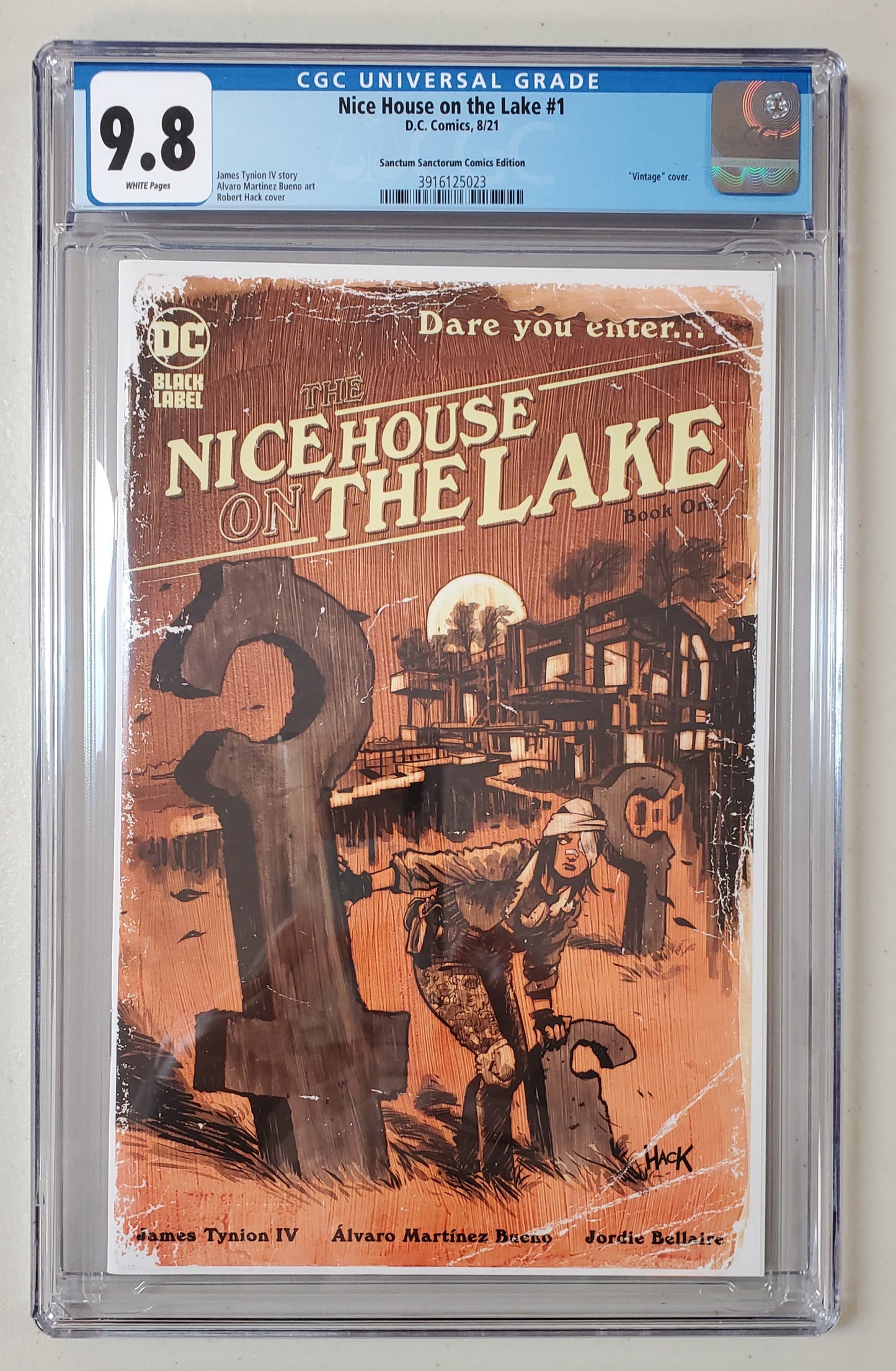 9.8 CGC NICE HOUSE ON THE LAKE #1 HACK VARIANT [3916125023]