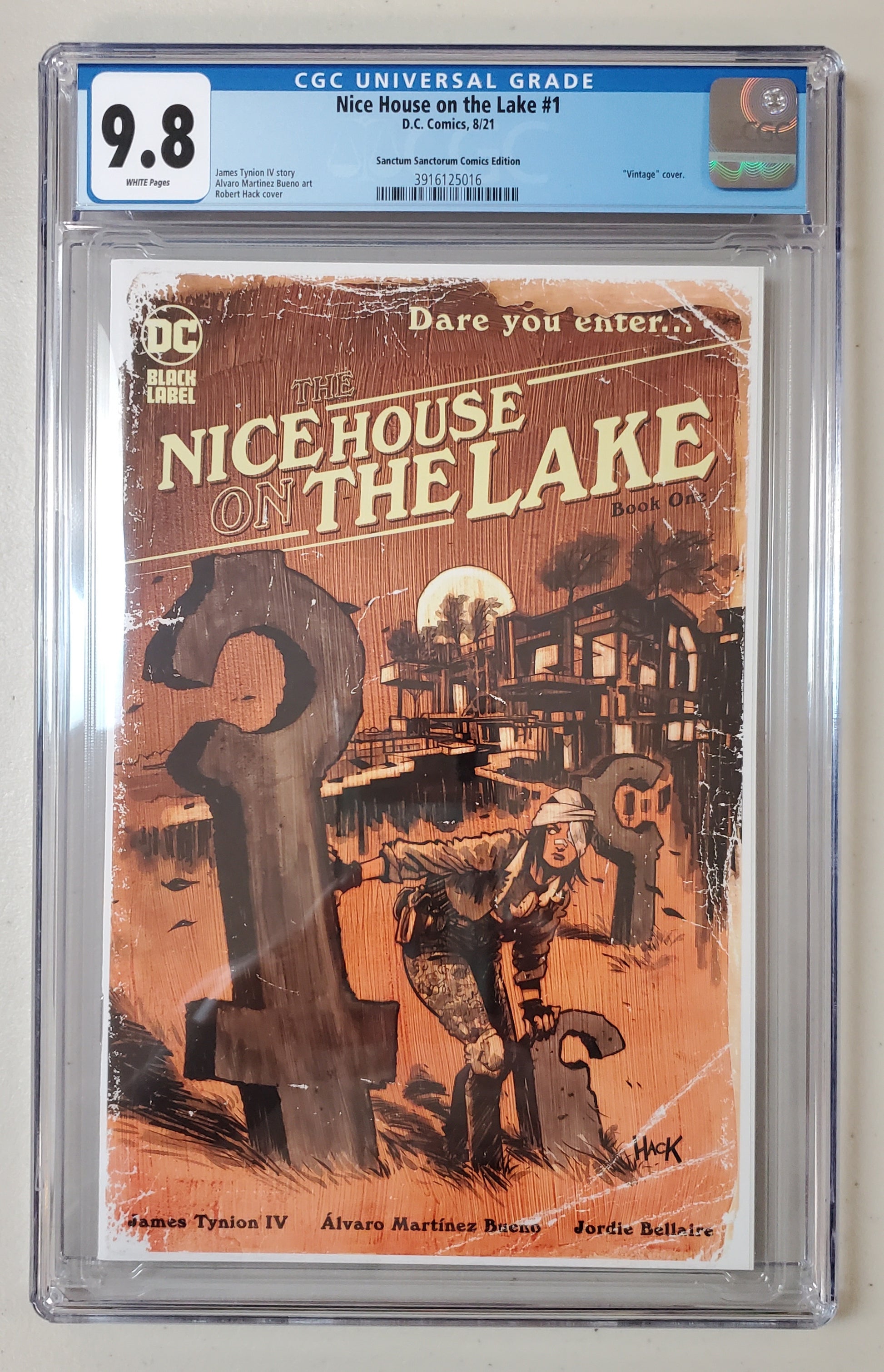 9.8 CGC NICE HOUSE ON THE LAKE #1 HACK VARIANT [3916125016] CGC CGC   