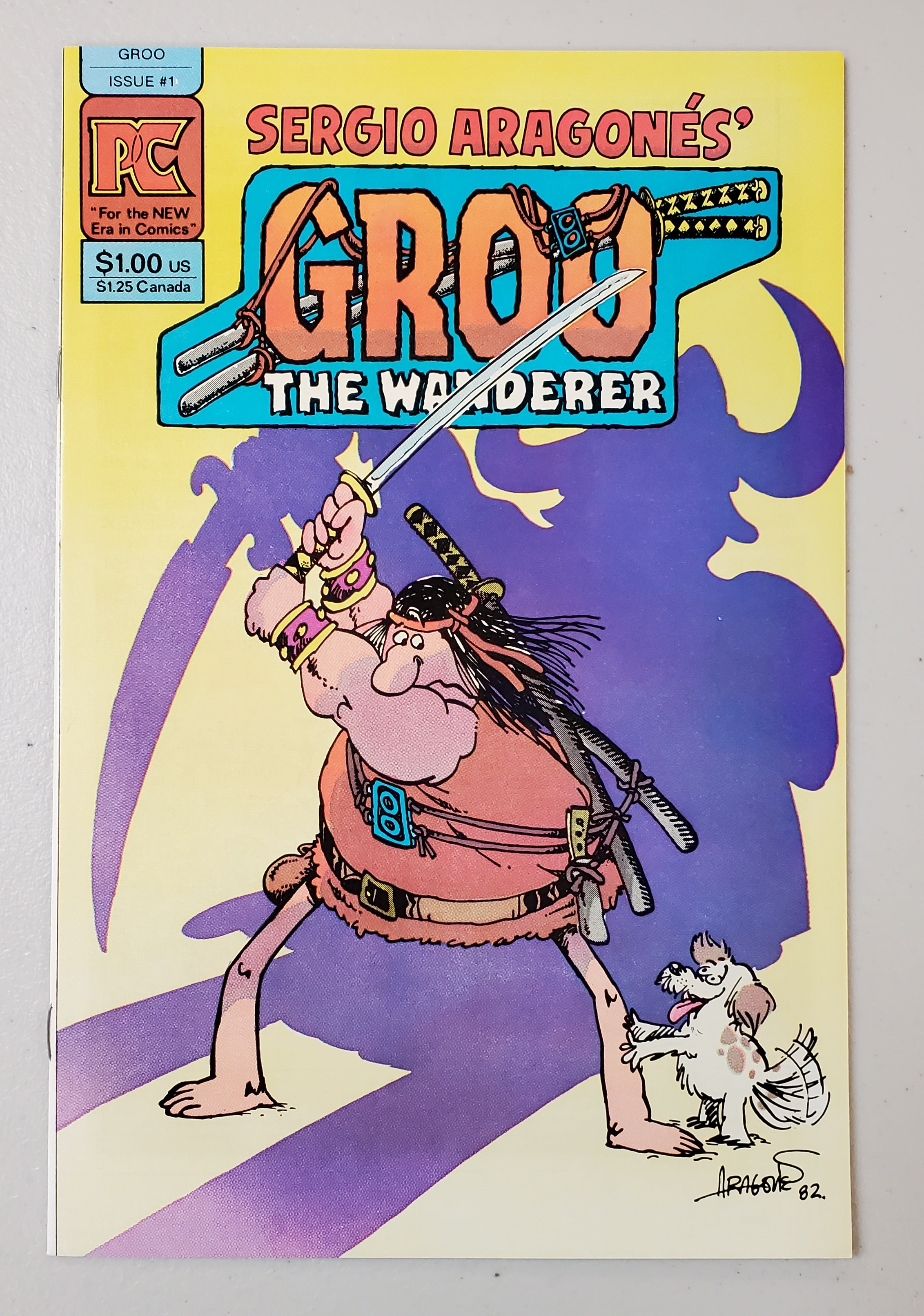 GROO THE WANDERER #1 SIGNED BY SERGIO ARAGONES (INTERIOR PAGE ...