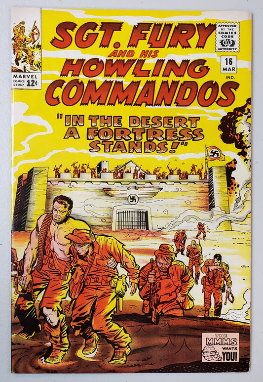 SGT FURY AND HIS HOWLING COMMANDOS #16 1965