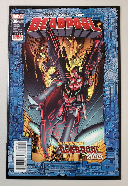 DEADPOOL #6 2ND PRINT VARIANT (1ST APP WARDA WILSON DEADPOOL 2099) Deadpool MARVEL   