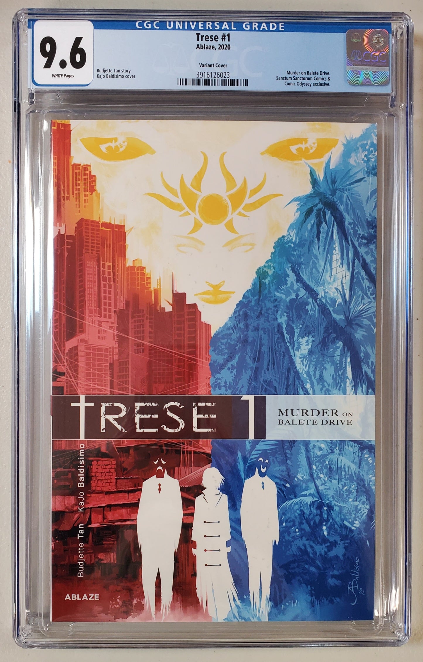 9.6 CGC TRESE #1 SSCO CO KAJO BALDISIMO EXCLUSIVE VARIANT [3916126023] Trese ABLAZE, LLC   