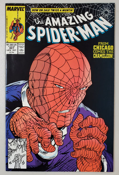 AMAZING SPIDER-MAN #307 (ORIGIN OF CHAMELEON) 1988
