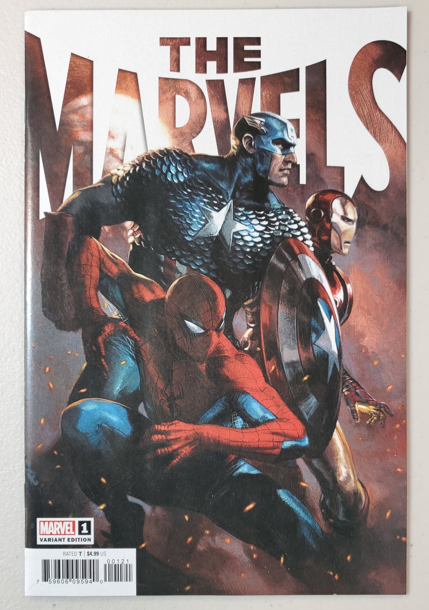 THE MARVELS #1 1:50 DELLOTTO VARIANT *DMG* comic books MARVEL COMICS   