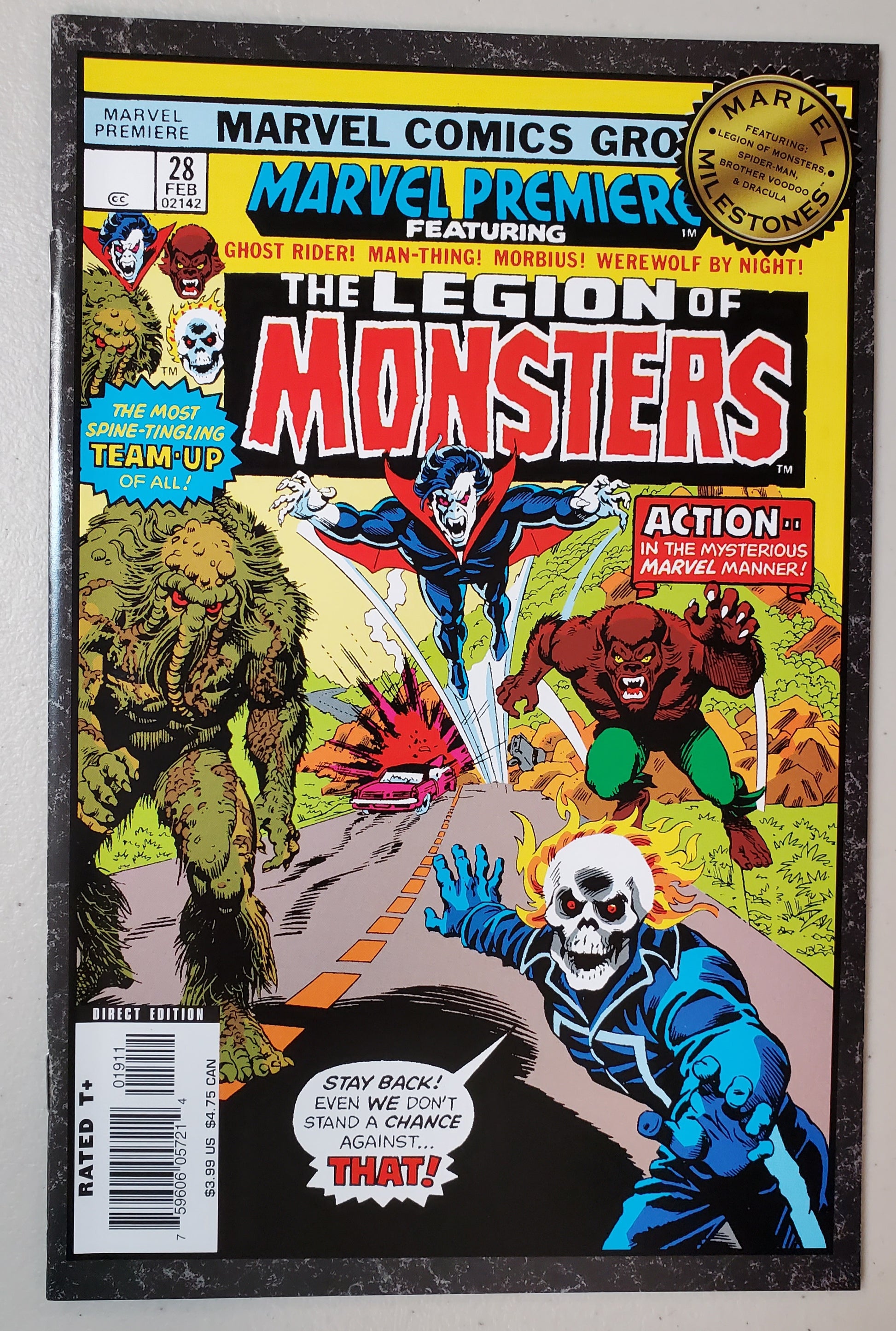 legion of monsters MARVEL PREMIERE #28 MARVEL MILESTONES REPRINT (1ST APP LEGION OF MONSTERS)