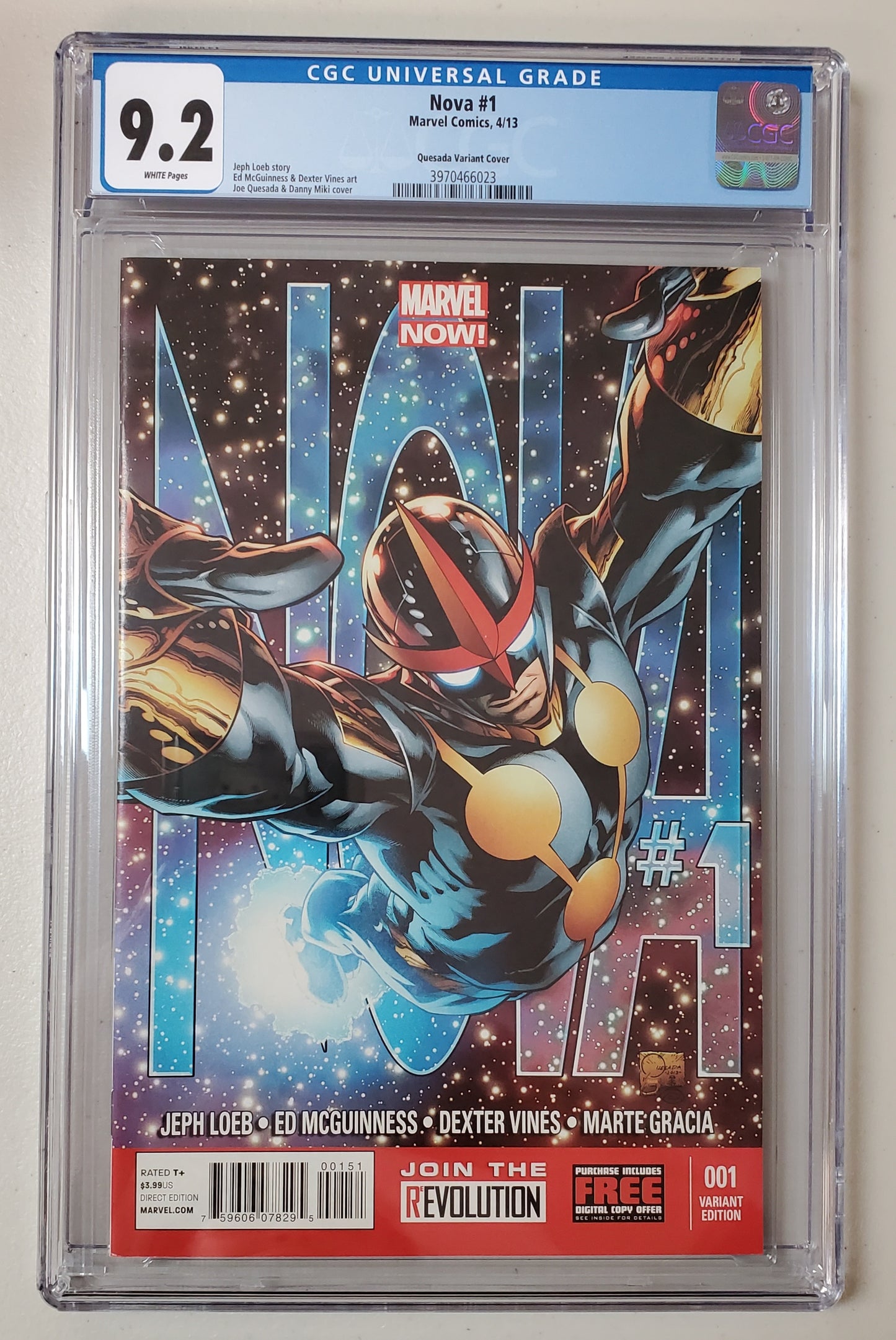 9.2 CGC NOVA QUESADA 1:100 VARIANT 2013 [3970466023] CGC CGC   