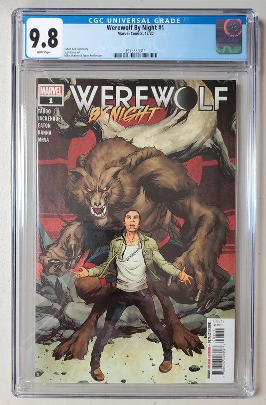 9.8 CGC WEREWOLF BY NIGHT #1 2020 (1ST APP JAKE GOMEZ) [3973530011] comic book MARVEL COMICS   