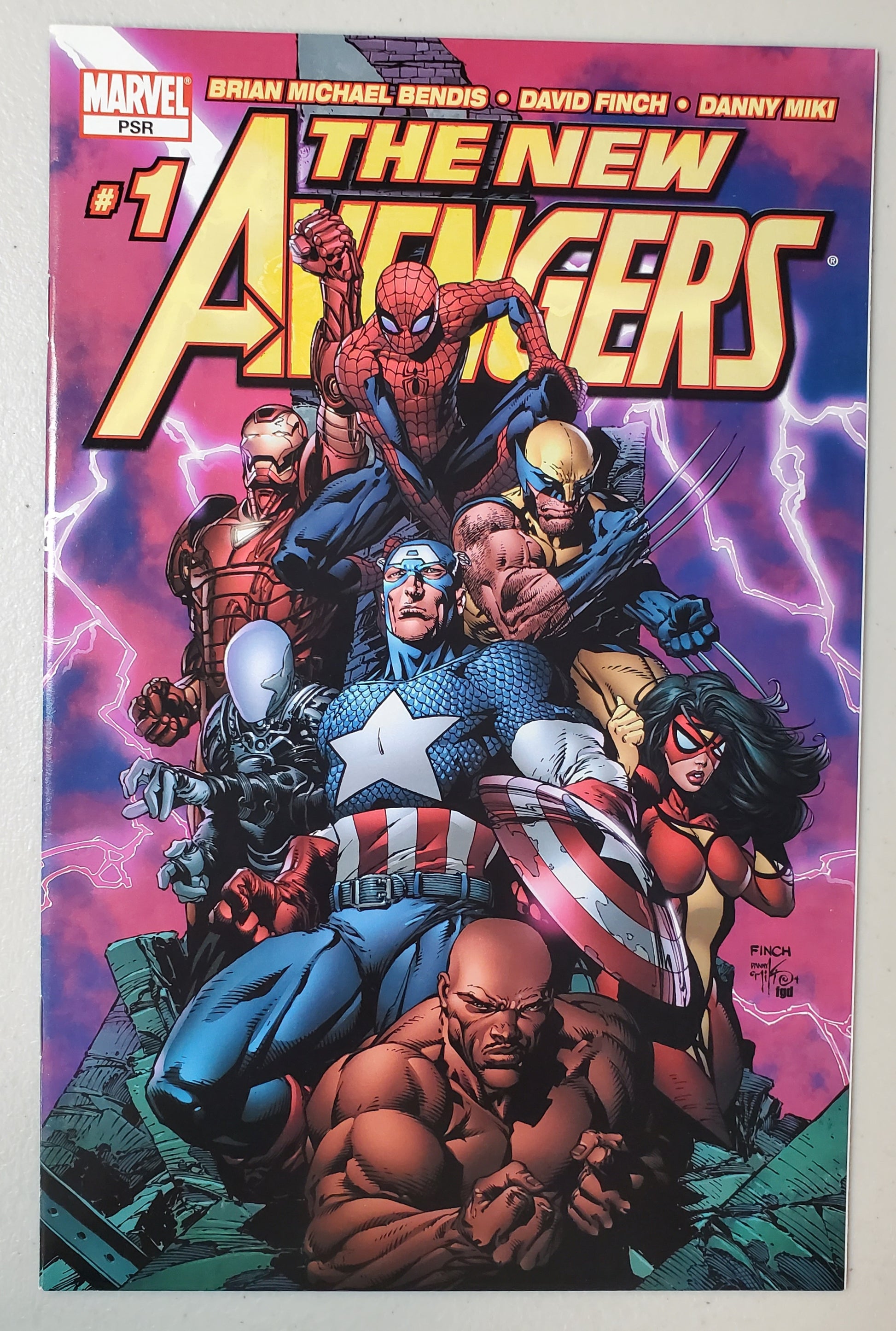 NEW AVENGERS #1 PSR 2ND PRINT 2005 (1ST APP QUEEN VERNAKE) COMIC BOOK MARVEL COMICS   