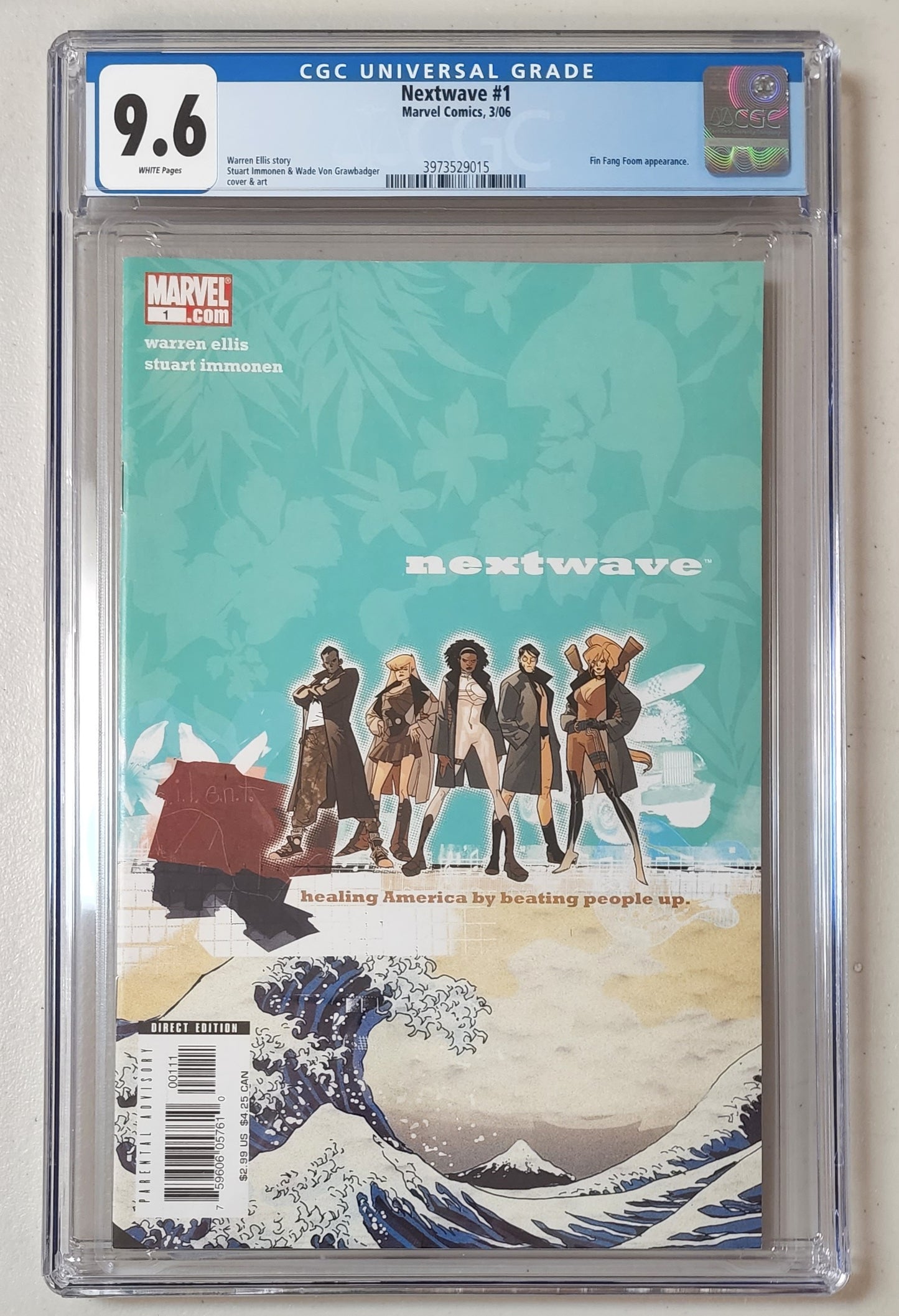 9.6 CGC NEXTWAVE #1 (1ST RED HAIR ELSA BLOODSTONE) 2006 [3973529015] comic book MARVEL COMICS   