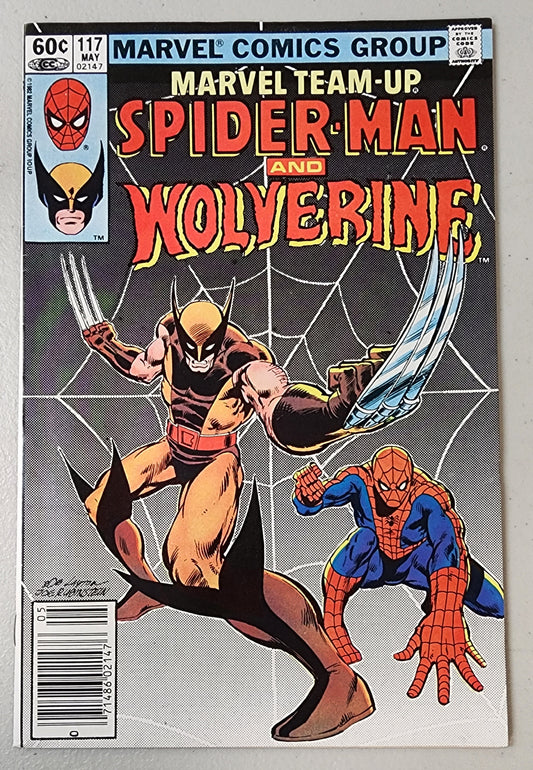MARVEL TEAM-UP #117 SPIDER-MAN AND WOLVERINE (1ST APP PROFESSOR POWER) 1982