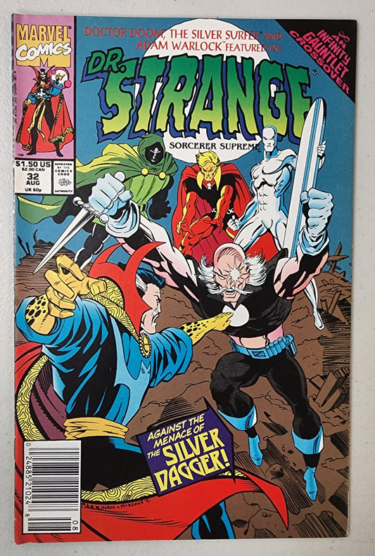 DR. STRANGE #32 (1ST APP NYX & NOX) 1991 comic book MARVEL COMICS   