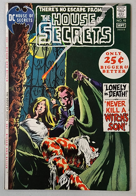 HOUSE OF SECRETS #93 1971 WRIGHTSON [J02] comic book DC COMICS