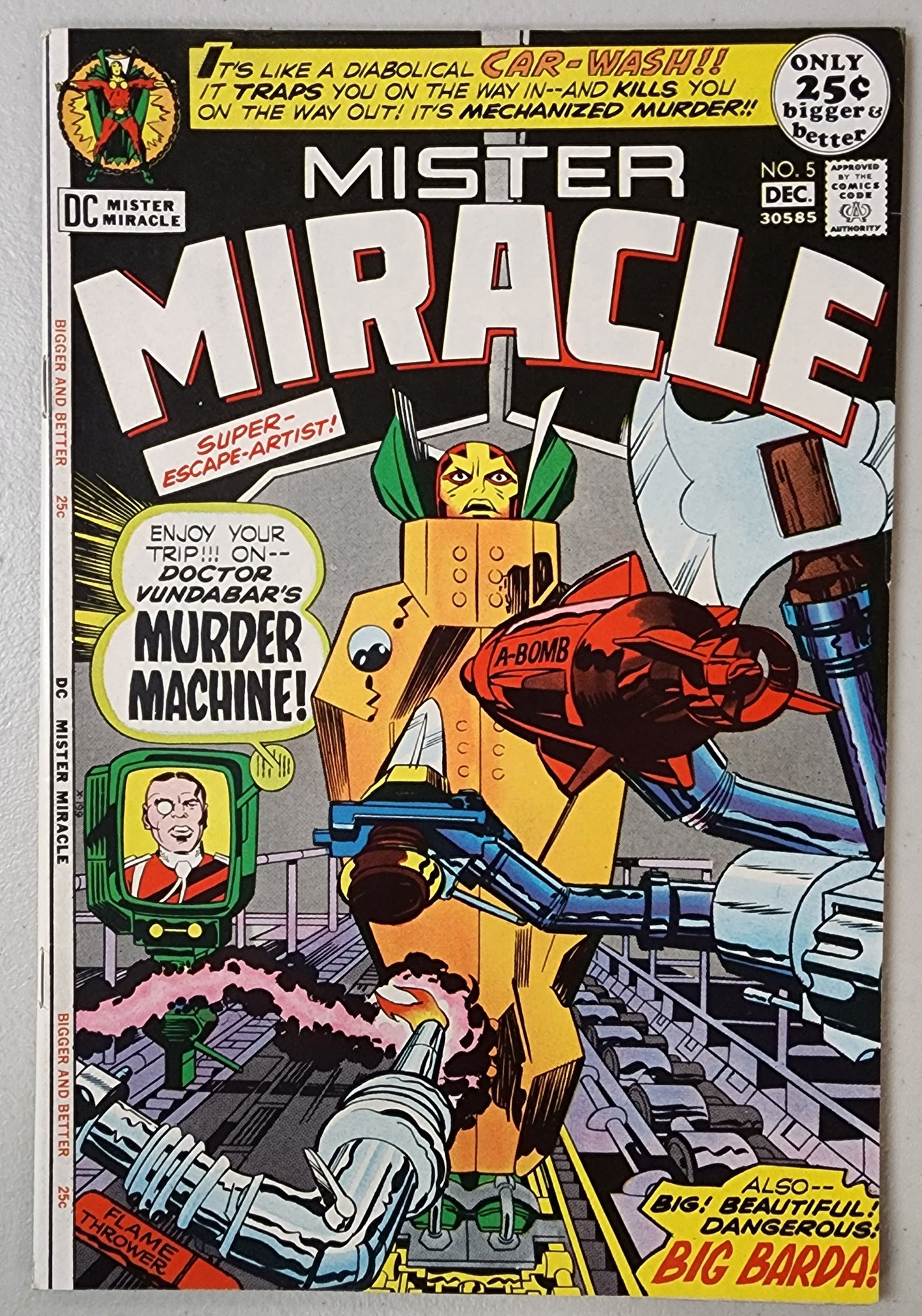 MISTER MIRACLE #5 1971 comic book DC COMICS   