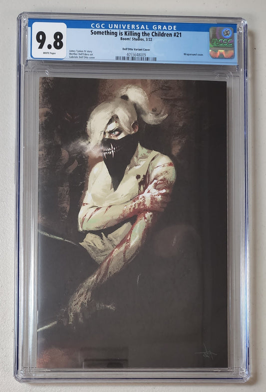 9.8 CGC SOMETHING IS KILLING THE CHILDREN #21 DELLOTTO VARIANT [4055648009]