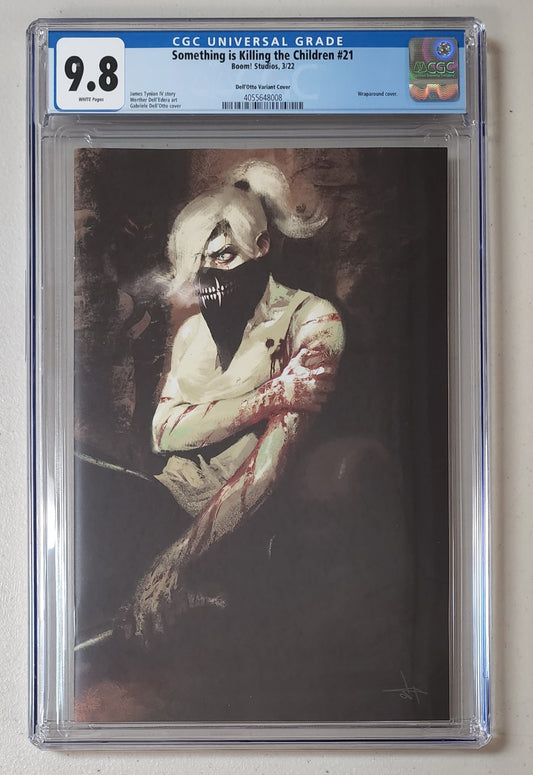 9.8 CGC SOMETHING IS KILLING THE CHILDREN #21 DELLOTTO VARIANT [4055648008]