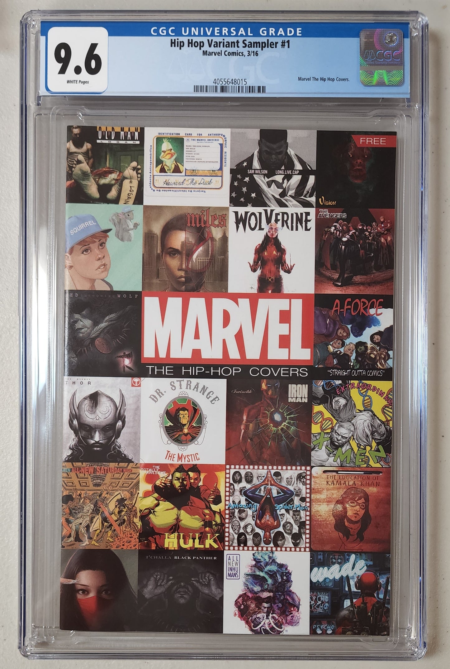 9.6 CGC MARVEL HIP HOP SAMPLER 2016 [4055648015] comic book MARVEL COMICS   