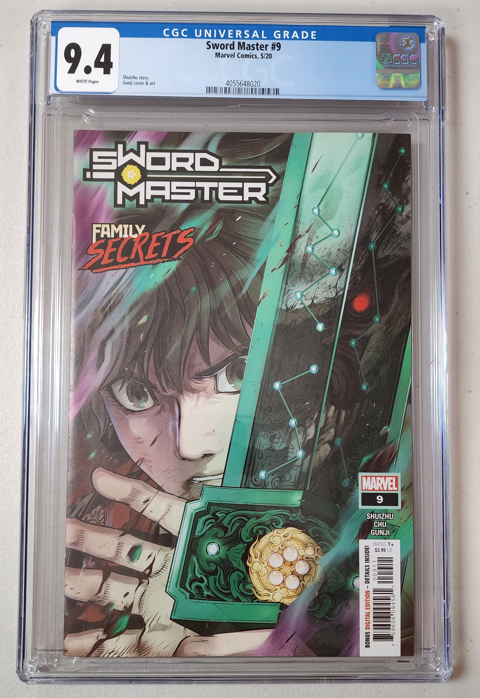 9.4 CGC SWORD MASTER #9 (1ST APP LIN FENG) 2019 [4055648020] comic book MARVEL COMICS   