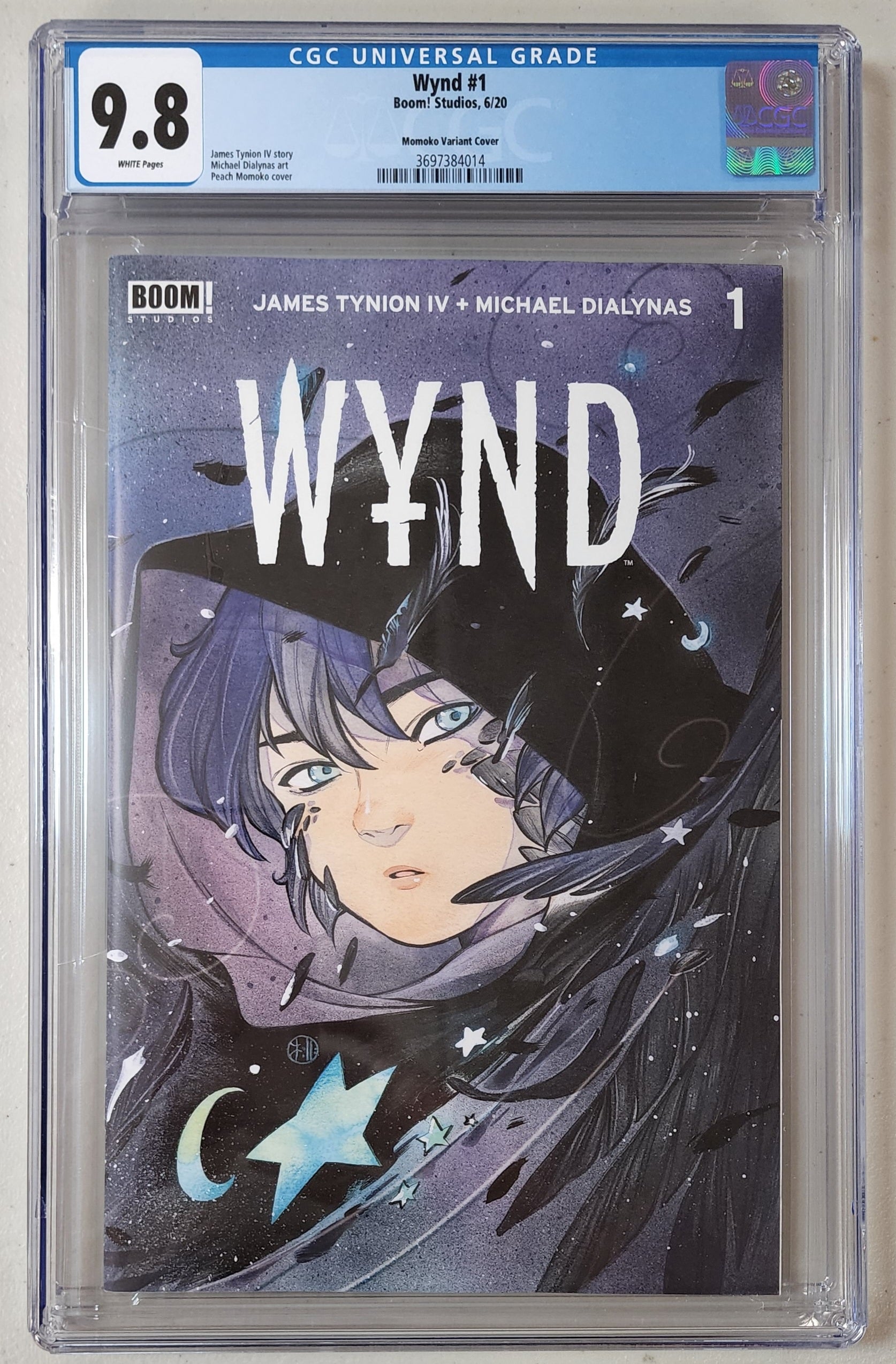 9.8 CGC WYND #1 PEACH MOMOKO VARIANT [3697384014] comic book BOOM! STUDIOS   