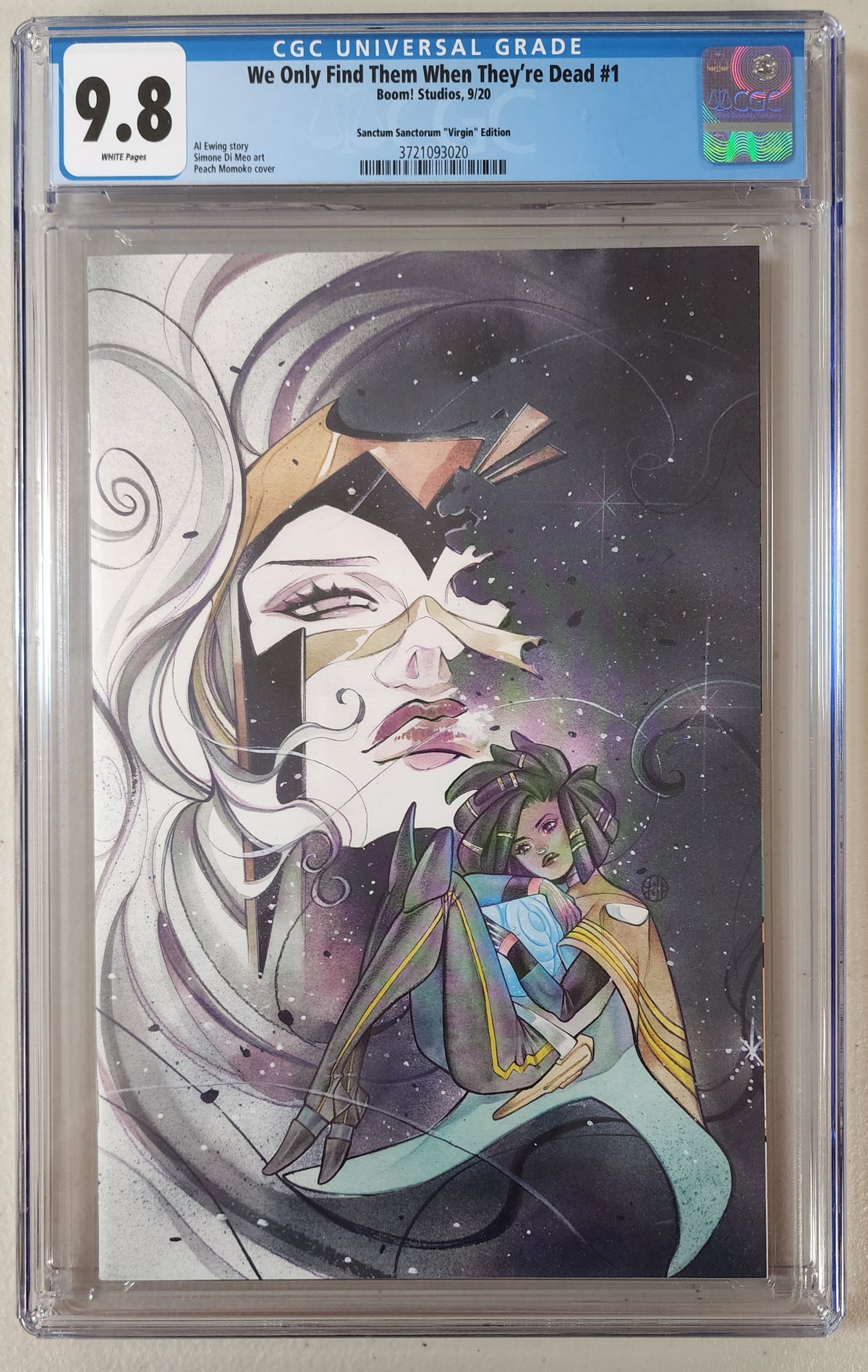 9.8 CGC WE ONLY FIND THEM WHEN THEYRE DEAD #1 SSCO PEACH MOMOKO VIRGIN VARIANT [3721093020] COMIC BOOK BOOM! STUDIOS   
