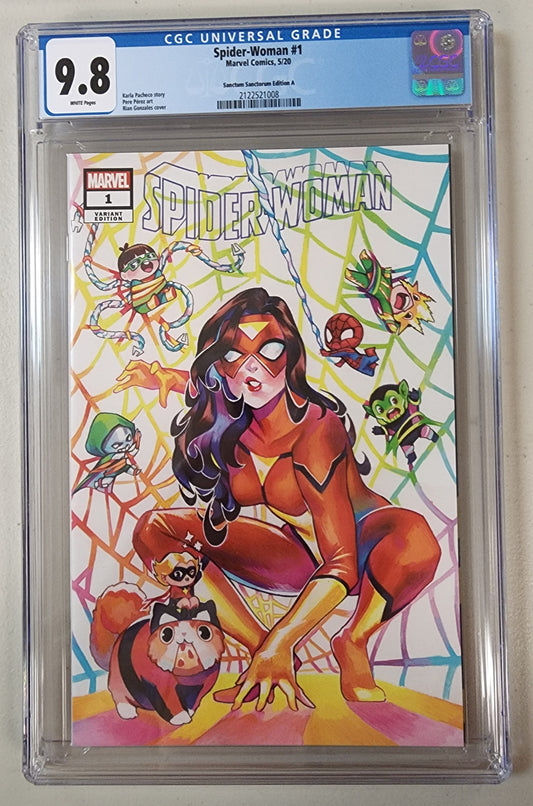 9.8 CGC SPIDER-WOMAN #1 RIAN GONZALES TRADE DRESS VARIANT [2122521008]