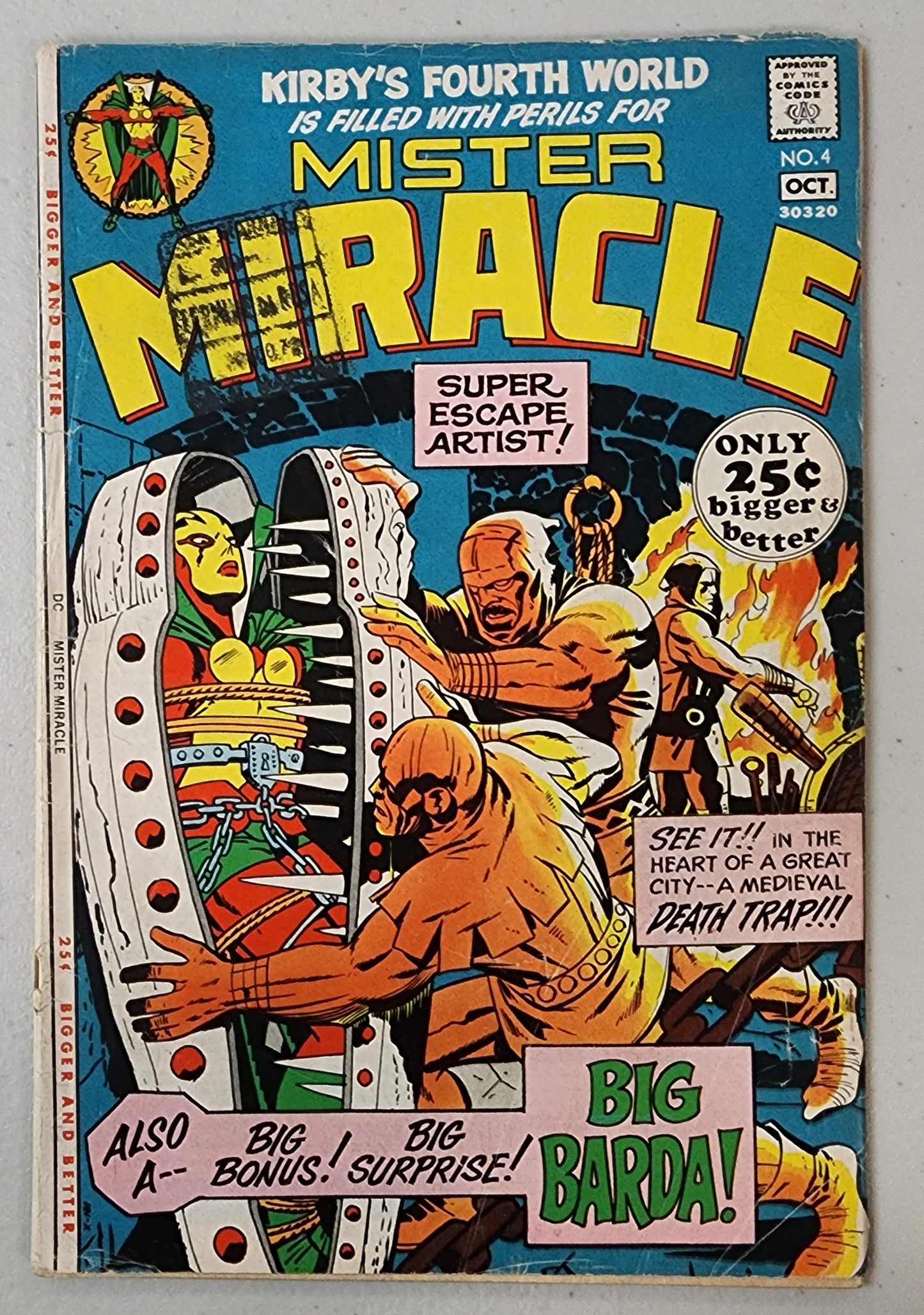 MISTER MIRACLE #4 (1ST APP BIG BARDA) 1971 comic books DC COMICS   