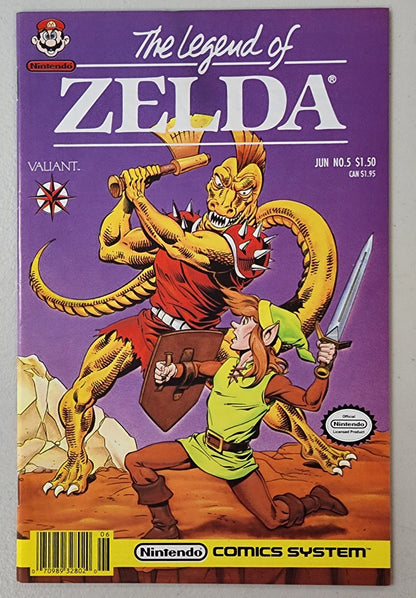 LEGEND OF ZELDA #5 NINTENDO COMIC SYSTEM 1991 comic books VALIANT ENTERTAINMENT LLC   