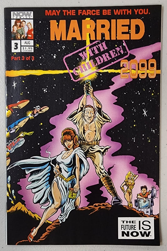 MARRIED WITH CHILDREN #3 2099 STAR WARS HOMAGE VARIANT 1993 comic books NOW COMICS   