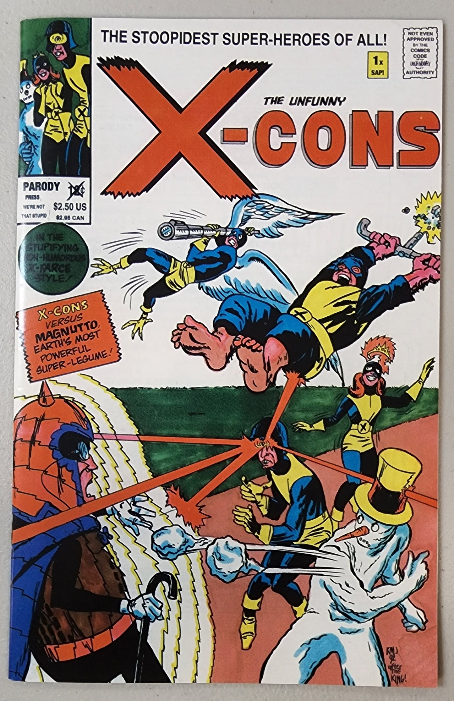 UNFUNNY X-CONS #1  MARVEL COMICS   