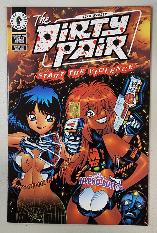 DIRTY PAIR START THE VIOLENCE #1 WARREN VARIANT 1999 comic books DARK HORSE COMICS   