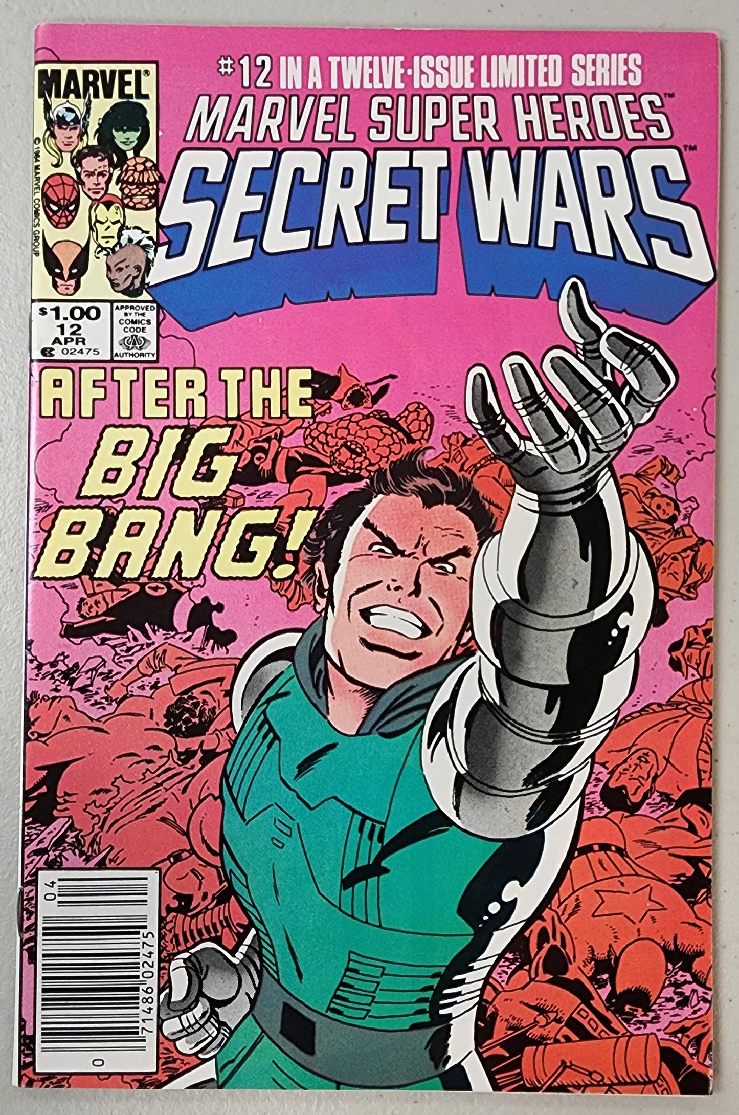 MARVEL SUPER HEROES SECRET WARS #12 NEWSSTAND 1984